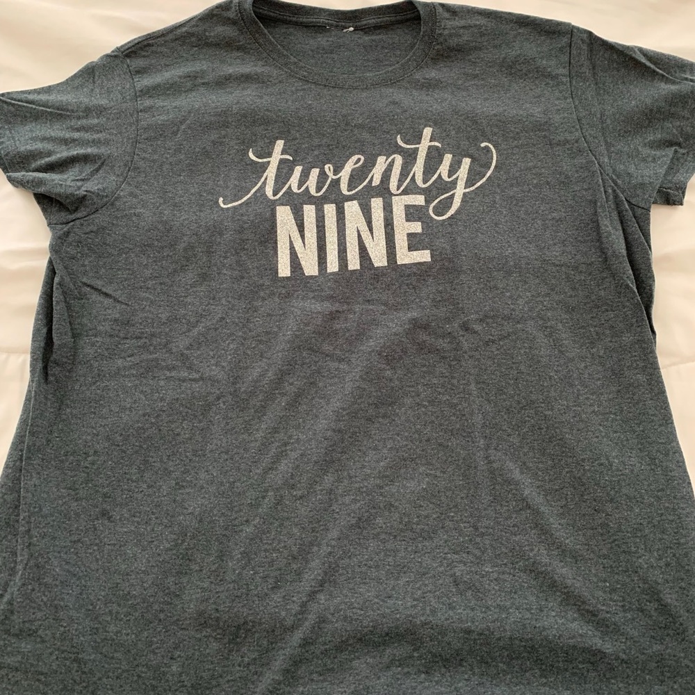 Birthday 29 T-Shirt (Custom-made on Etsy)